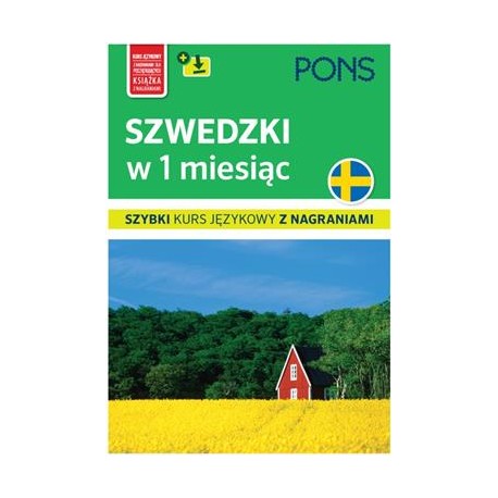 Szwedzki w 1 miesiąc Szybki kurs językowy z nagraniami motyleksiążkowe.pl
