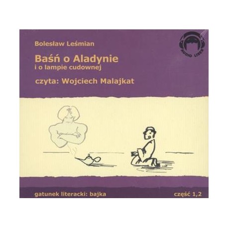 Baśń a Aladynie i o lampie cudownej audiobook Bolesław Leśmian motyleksiązkowe.pl