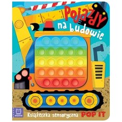 Pojazdy na budowie Książeczka sensoryczna