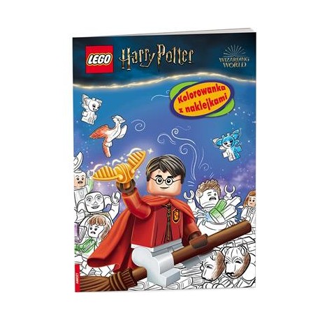 Lego Harry Potter Kolorowanka z naklejkami motyleksiązkowe.pl