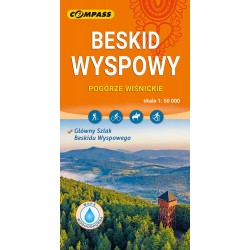Beskid Wyspowy Pogórze Wiśnickie laminowana motyleksiążkowe.pl