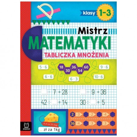 Mistrz Matematyki Klasy 1-3 Tabliczka Mnożenia motyleksiazkowe.pl