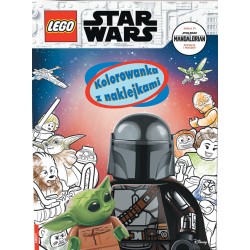 Lego Star Wars Mandalorian Kolorowanka Z Naklejkami motyleksiazkowe.pl