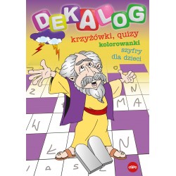 Dekalog Krzyżówki, quizy, kolorowanki i szyfry dla dzieci motyleksiązkowe.pl