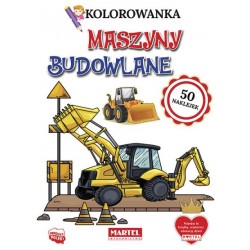 Kolorowanka Maszyny budowlane motyleksiążkowe.pl