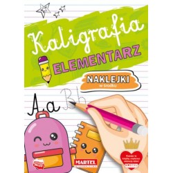 Kaligrafia Elementarz Naklejki w środku motyleksiążkowe.pl