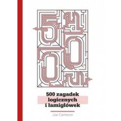 500 zagadek logicznych i łamigłówek Joe Cameron motyleksiązkowe.pl