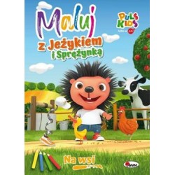 Maluj z Jeżykiem i Sprężynką Na wsi motyleksiążkowe.pl