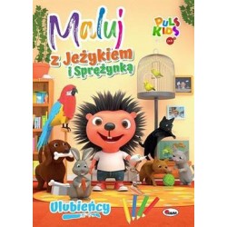 Maluj z Jeżykiem i Sprężynką Ulubieńcy motyleksiążkowe.pl