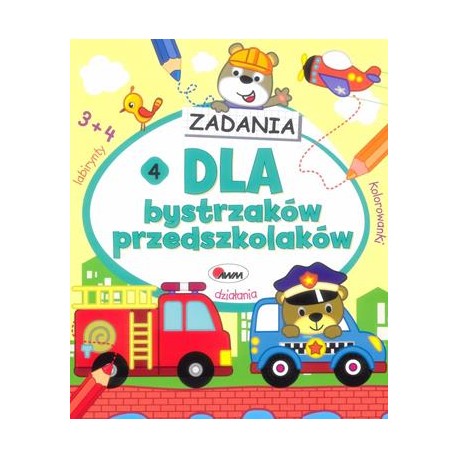 Zadania dla bystrzaków przedszkolaków 4 motyleksiążkowe.pl