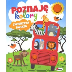 Poznaję kolory Zwierzęta świata motyleksiążkowe.pl