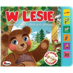 W lesie Niedźwiadek Olek jest głodny motyleksiązkowe.pl