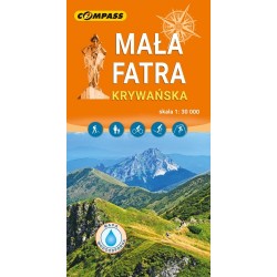 Mapa Mała Fatra Krywańska motyleksiążkowe.pl