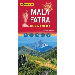 Mapa Mała Fatra Krywańska motyleksiążkowe.pl