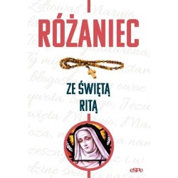 Różaniec ze świętą Ritą motyleksiązkowe.pl
