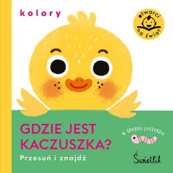 Gdzie jest kaczuszka? Kolory Przesuń i znajdź motyleksiazkowe.pl