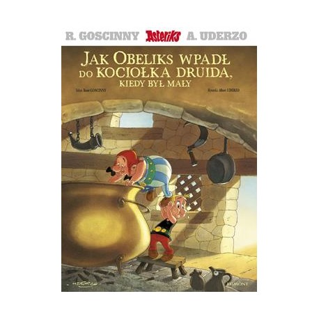 Asteriks Jak Obeliks wpadł do kociołka Druida kiedy był mały Rene Goscinny Albert Uderzo motyleksiążkowe.pl