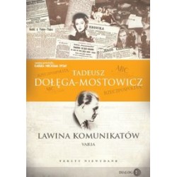 Lawina komunikatów Tadeusz Dołęga-Mostowicz motyleksiążkowe.pl