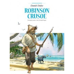 Robinson Crusoe /Adaptacje Literatury Daniel Defoe Christophe Lemoine Jean Christophe Vergne motyleksiążkowe.pl