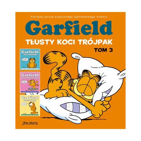 Garfield Tłusty koci trójpak Tom 3 Jim Davies motyleksiązkowe.pl