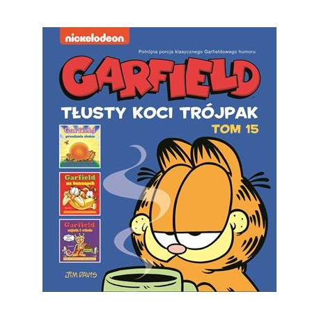 Garfield Tłusty koci trójpak Tom 15 Jim Davis motyleksążkowe.pl