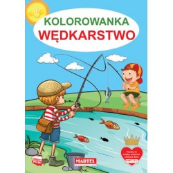 Kolorowanka Wędkarstwo motyleksiązkowe.pl