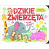 Dzikie zwierzęta Książeczka edukacyjna z puzzlami