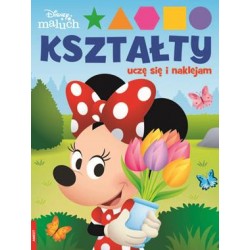 Kształty Uczę się i naklejam Minnie motyleksiązkowe.pl