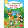 Kolorowanka Zwierzęta w lesie