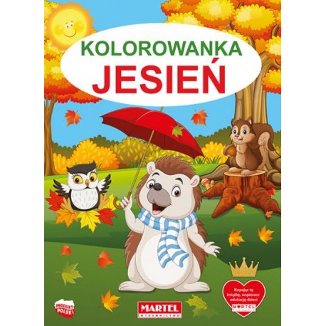 Kolorowanka Jesień motyleksiazkowe.pl