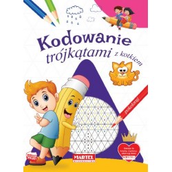 Kodowanie trójkątami z kotkiem motyleksiązkowe.pl