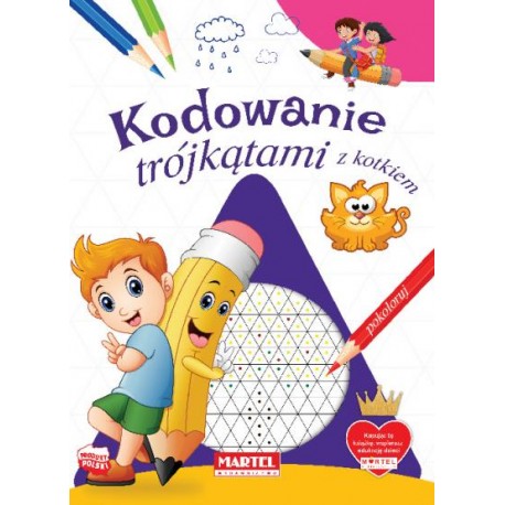 Kodowanie trójkątami z kotkiem motyleksiązkowe.pl