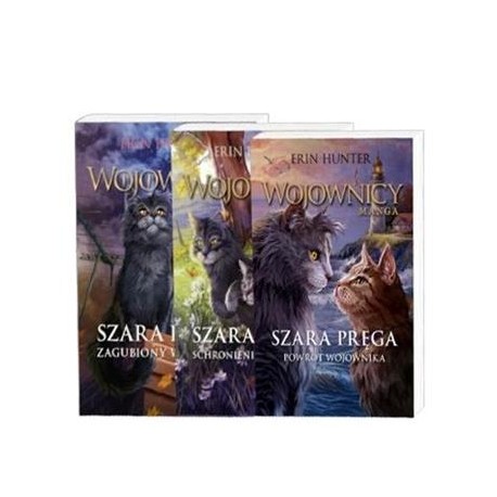 Wojownicy Manga Szara Pręga Zagubiony Wojownik Erin Hunter motyleksiązkowe.pl