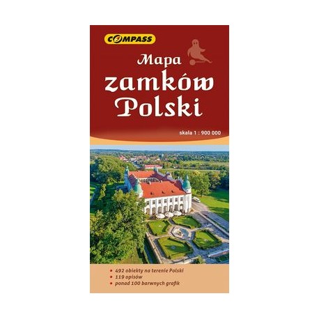 Mapa zamków Polski motyleksiązkowe.pl