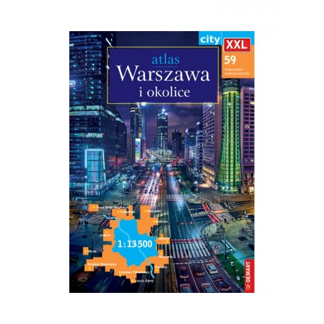 ATLAS WARSZAWA I OKOLICE 1:13500 motyleksizkowe.pl