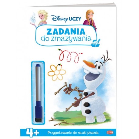 DISNEY UCZY ZADANIA DO ZMAZYWANIA motyleksiazkowe.pl