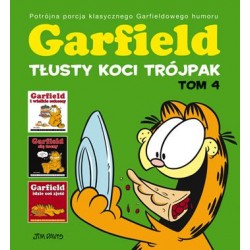 Garfield Tłusty koci trójpak Tom 4 Jim Davis motyleksiazkowe.pl