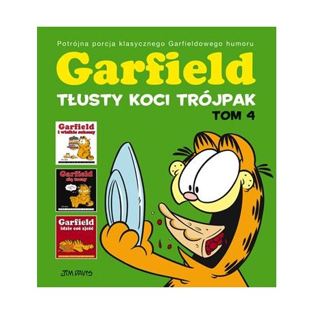 Garfield Tłusty koci trójpak Tom 4 Jim Davis motyleksiazkowe.pl