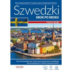 Szwedzki Krok po kroku Poziom A1-B1 motyleksiążkowe.pl