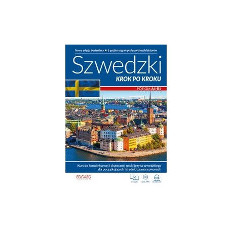 Szwedzki Krok po kroku Poziom A1-B1 motyleksiążkowe.pl