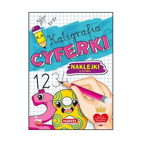 Kaligrafia Cyferki z naklejkami motyleksiązkowe.pl