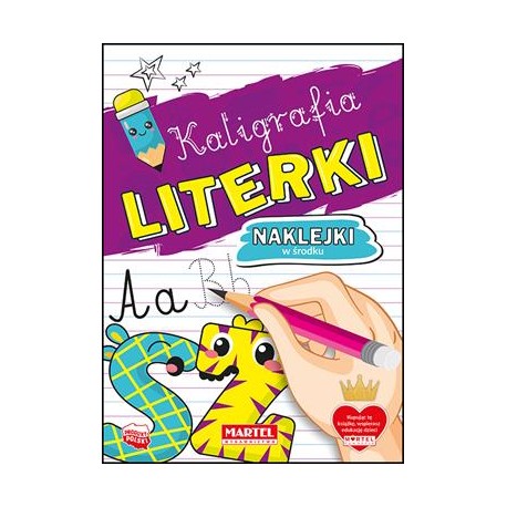 Kaligrafia Literki z naklejkami motyleksiążkowe.pl