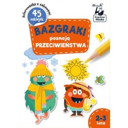 Bazgraki poznają przeciwieństwa 2-3 lata motyleksiązkowe.pl