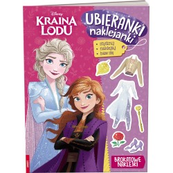 Kraina lodu Ubieranki naklejanki motyleksiazkowe.pl