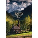 Tatry 2024 Kalendarz  wieloplanszowy  Kościół w Jaworzynie Tatrzańskiej