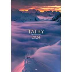 Tatry 2024 Kalendarz  wieloplanszowy zimowy Kasprowy Wierch
