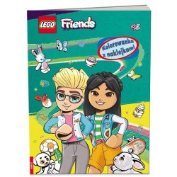 LEGO Friends Kolorowanka z naklejkami motyleksiazkowe.pl