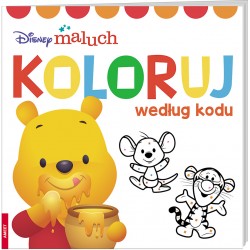 Disney Maluch Koloruj według kodu motyleksiazkowe.pl