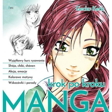 Manga krok po kroku Gecko Keck motyleksiazkowe.pl
