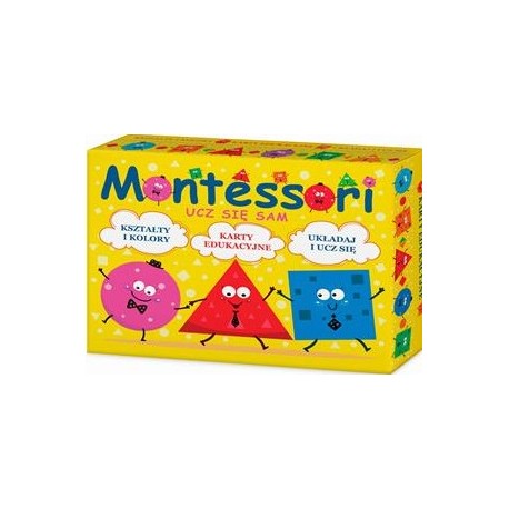 Montessori Ucz się sam. Karty edukacyjne. Kształty i kolory. Układaj i ucz się motyleksiązkowe.pl
